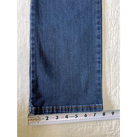 Lee Jeans Womens 32x29 Blue Relaxed Fit Straight Leg High Rise Stretch Slims - Picture 10 of 10